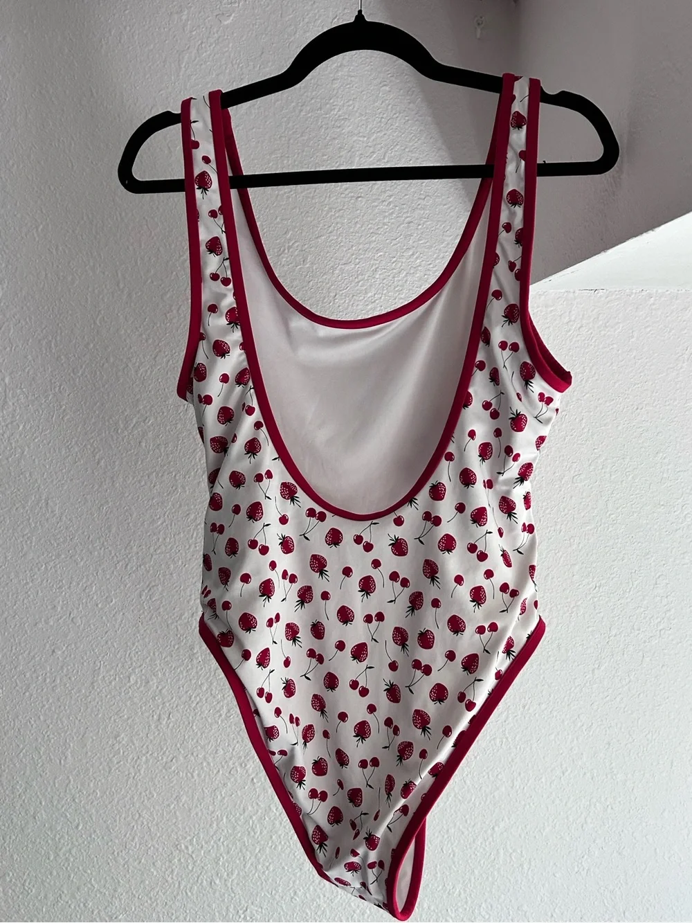 Frankie's Bikinis Marlow One-Piece Swimsuit with Strawberries and Cherries!